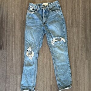 Abercrombie & Fitch High Rise Mom Jean Curve Love